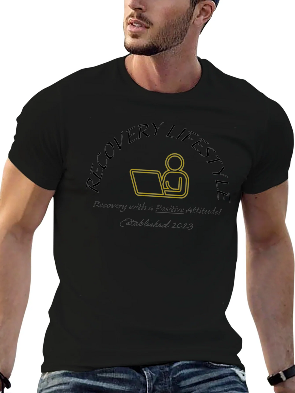 Recovery Lifestyle Positive Attitude T-Shirt product image 6
