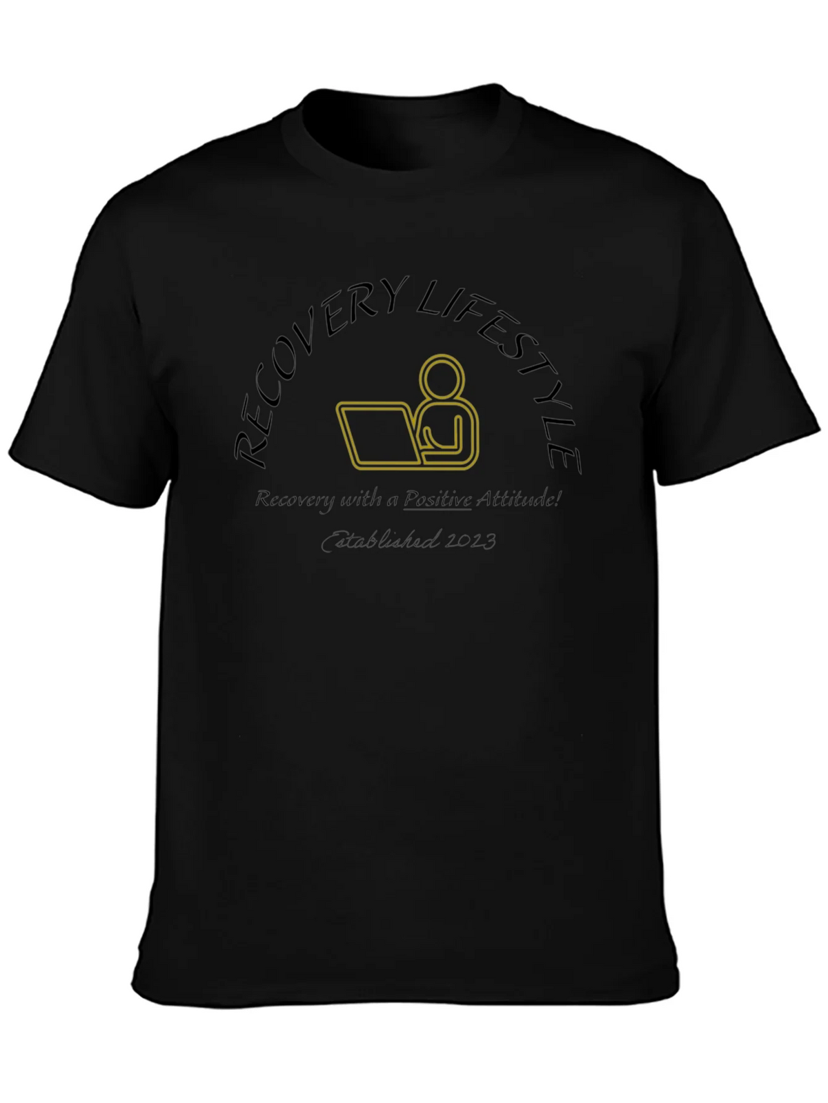 Recovery Lifestyle Positive Attitude T-Shirt product image 3