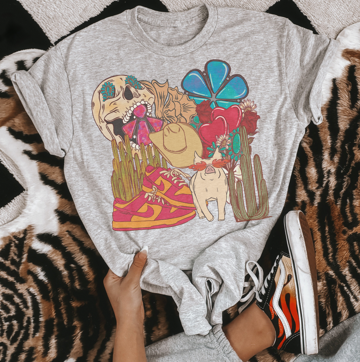 Dunks Collage Sublimation Tee product image 1
