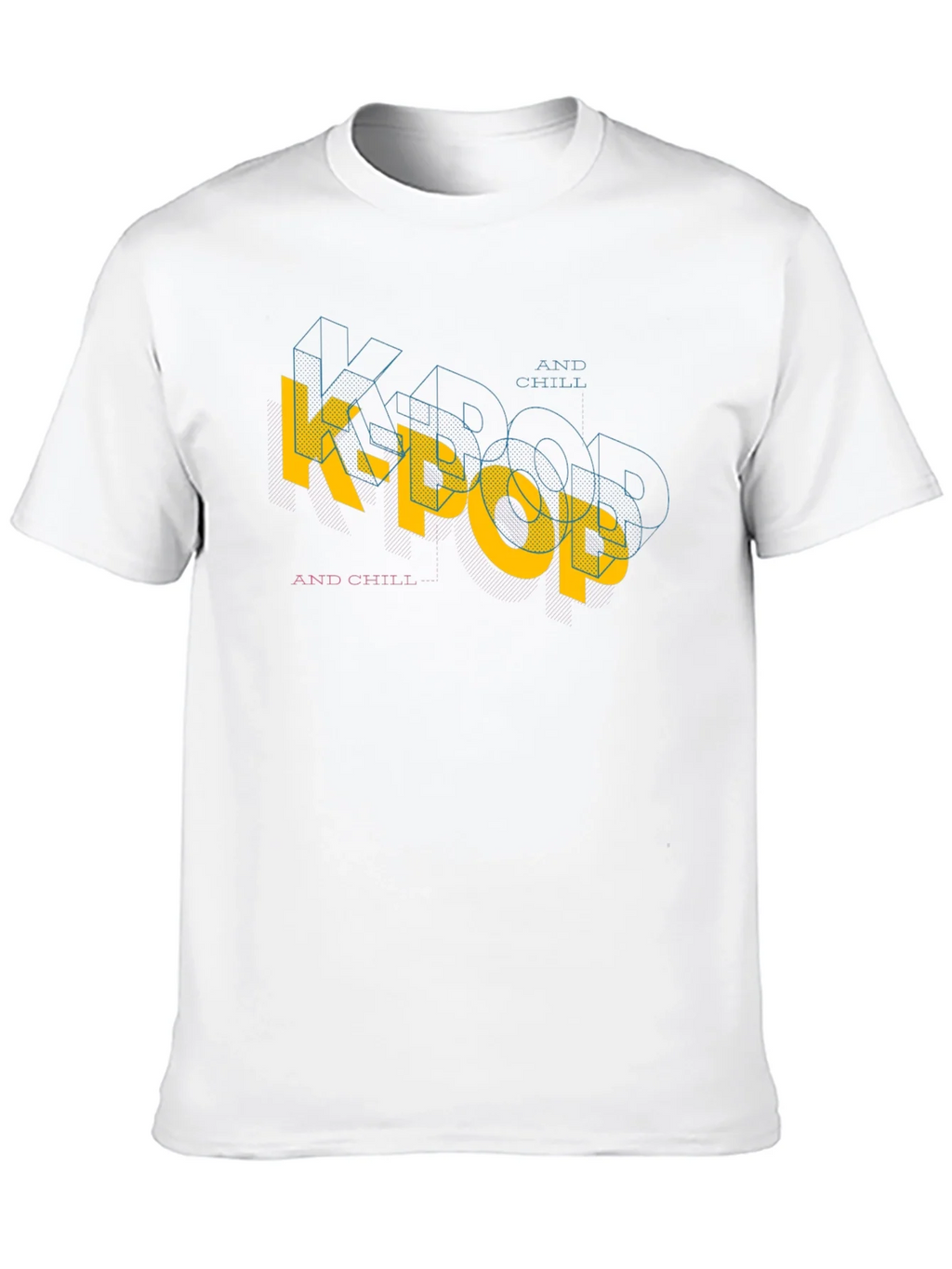 K-Pop and Chill Black Graphic Tee product image 3