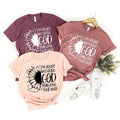 Positive Quotes Shirt, Sunflower T-Shirt, I'm Blunt God product image 1