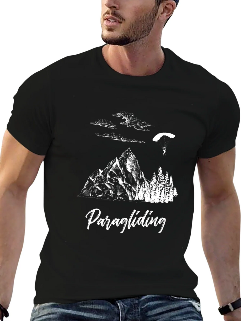 Paragliding Graphic T-Shirt - Mountain Adventure Tee product image 4