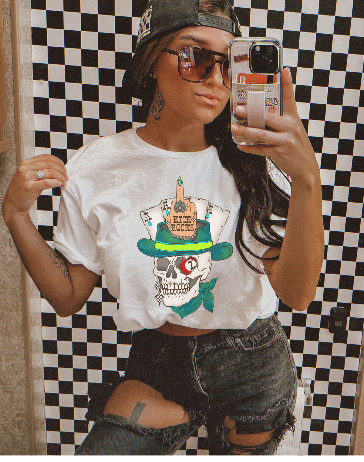 Kick rocks sublimation tee product image 1