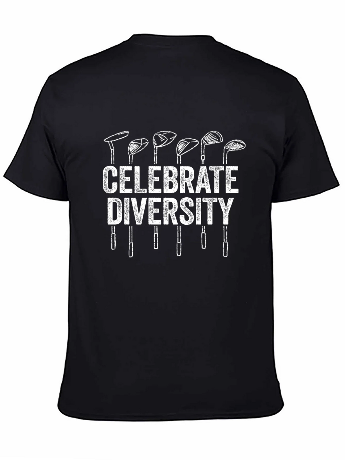 Celebrate Diversity Golf Clubs Graphic T-Shirt product image 1