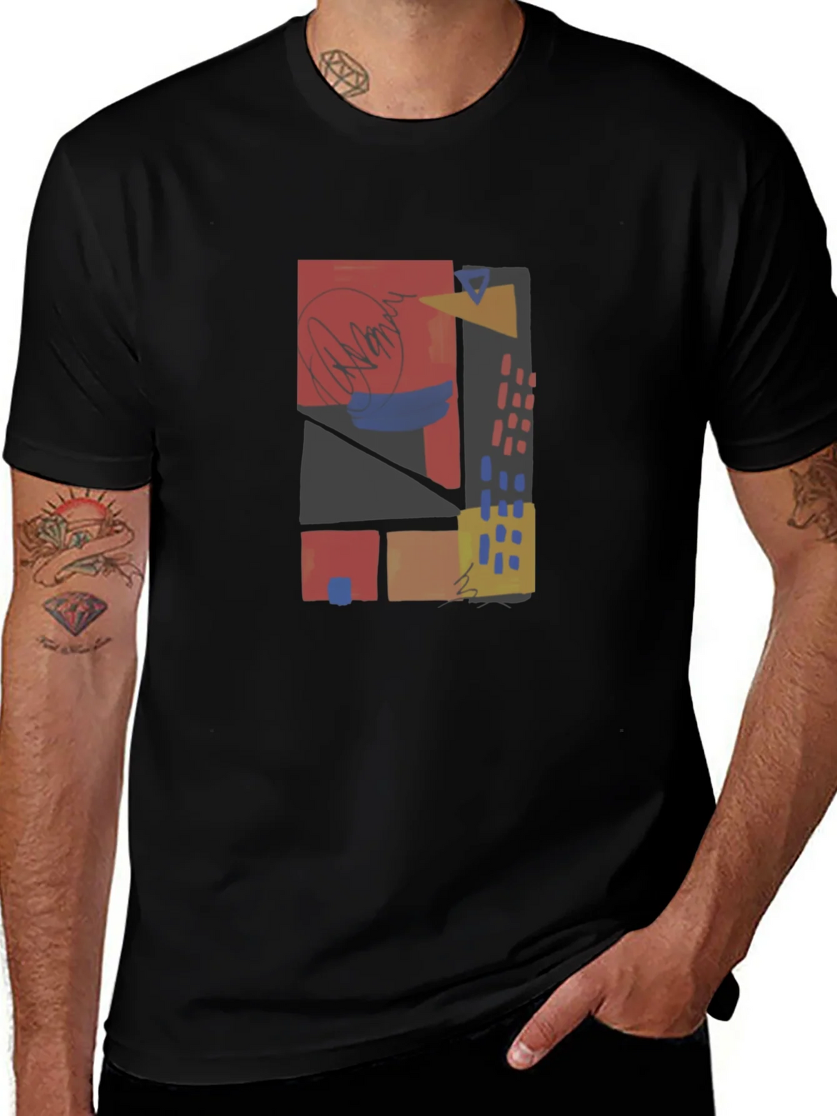 Abstract Art Graphic Tee - Modern Artistic T-Shirt product image 1