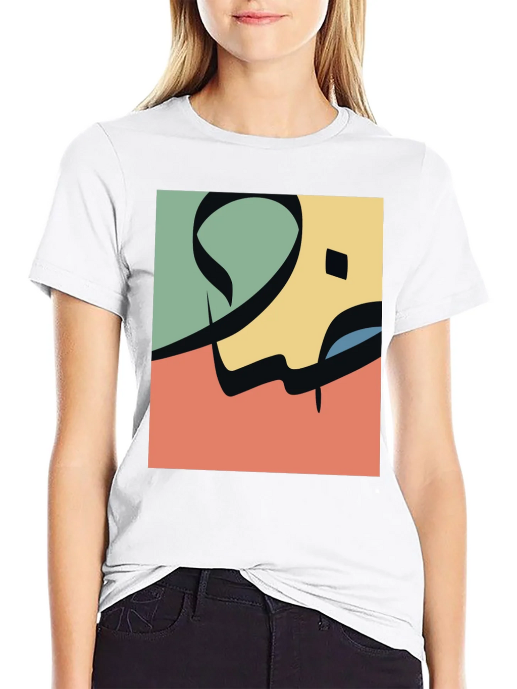 Abstract Arabic Calligraphy Design Tee product image 3