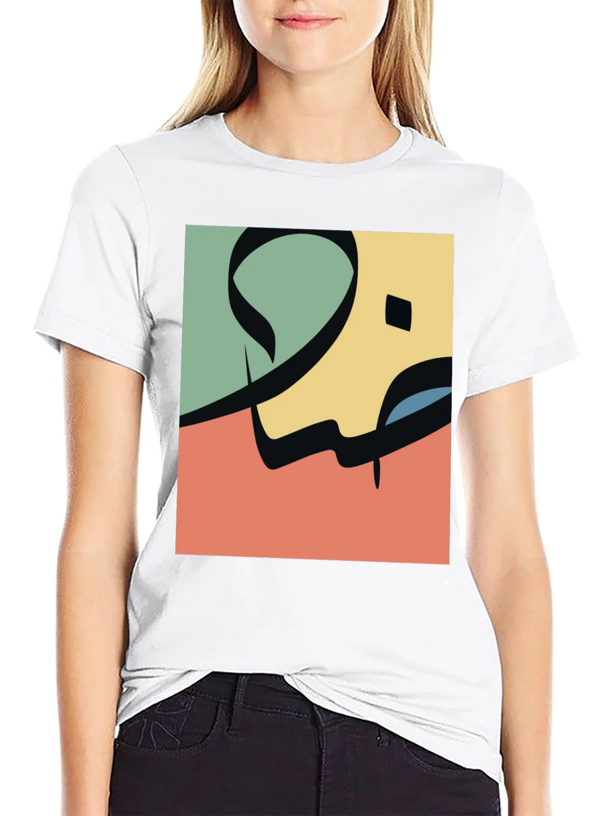 Abstract Arabic Calligraphy Design Tee product image 3