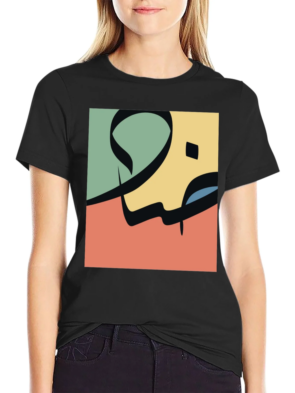 Abstract Arabic Calligraphy Design Tee product image 1