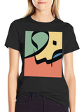 Abstract Arabic Calligraphy Design Tee product image 1