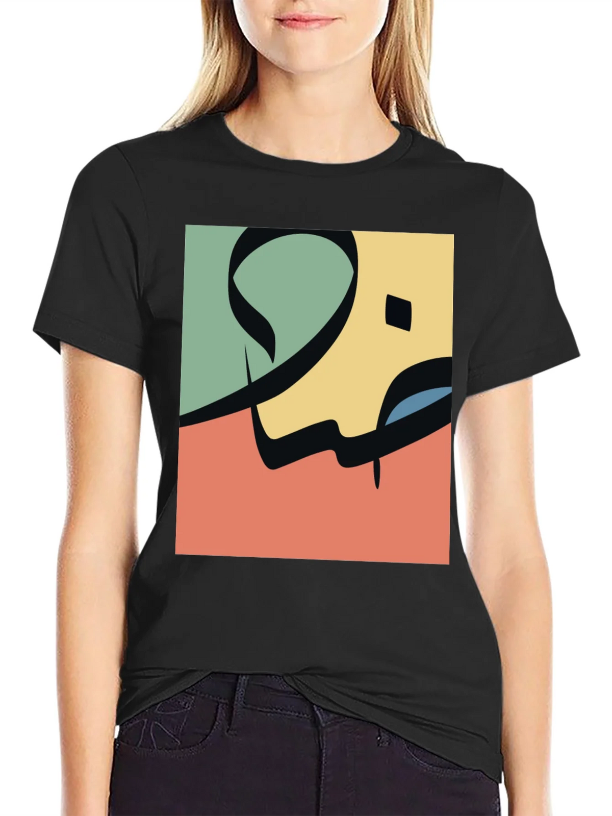 Abstract Arabic Calligraphy Design Tee product image 1