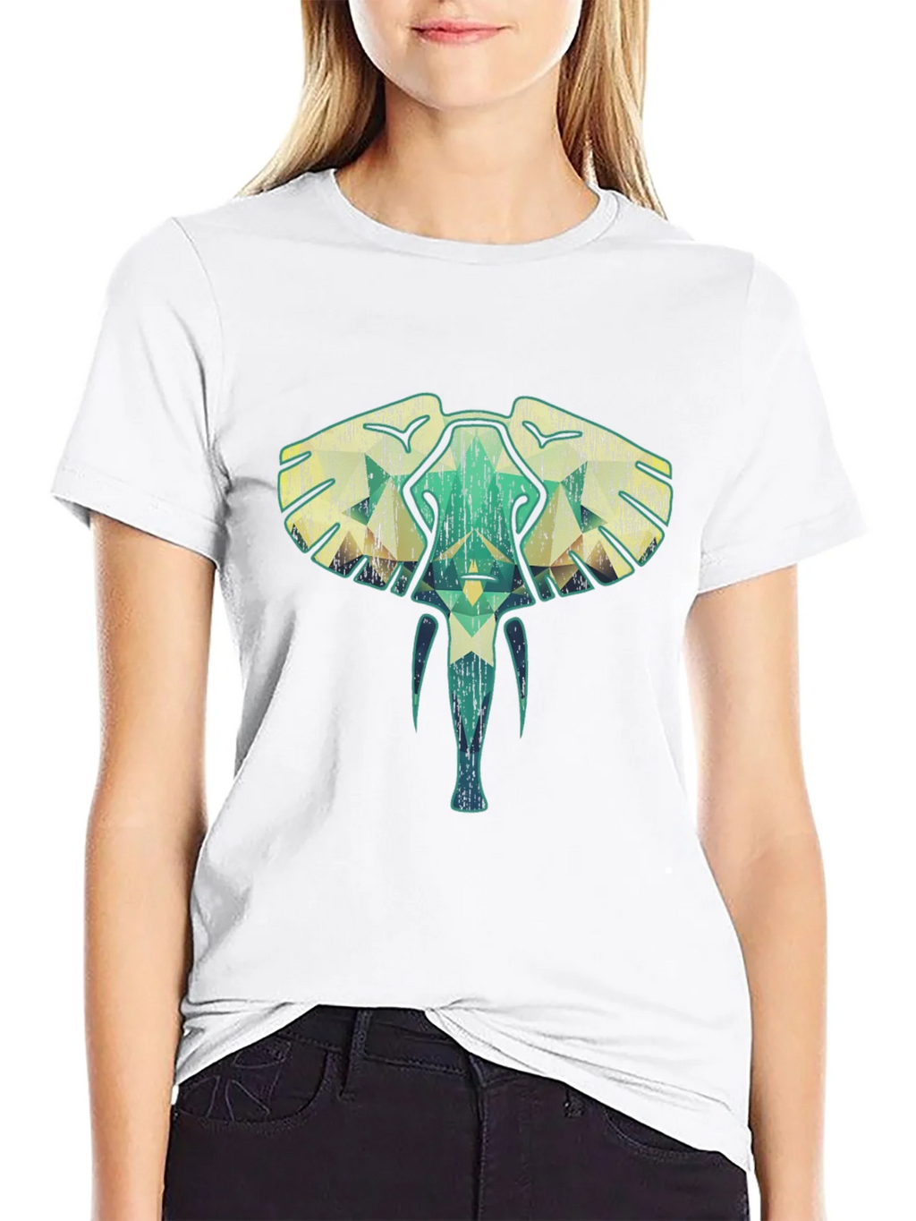 Geometric Elephant Graphic Tee - Unique Style product image 8