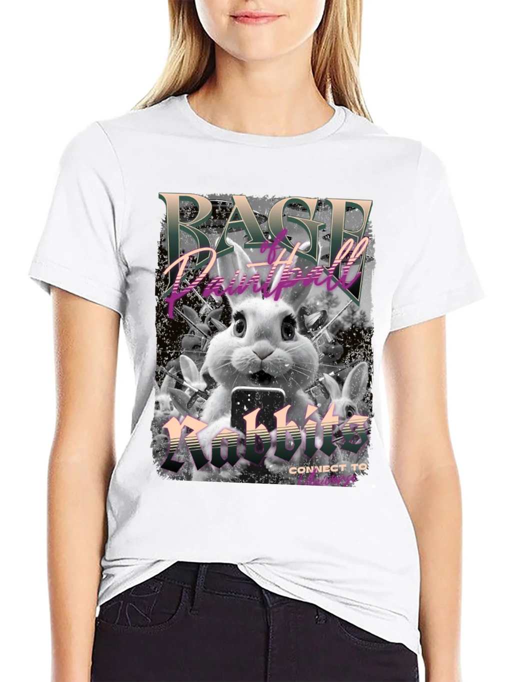 Rage Paintball Rabbit T-Shirt - Funny Bunny Design product image 6