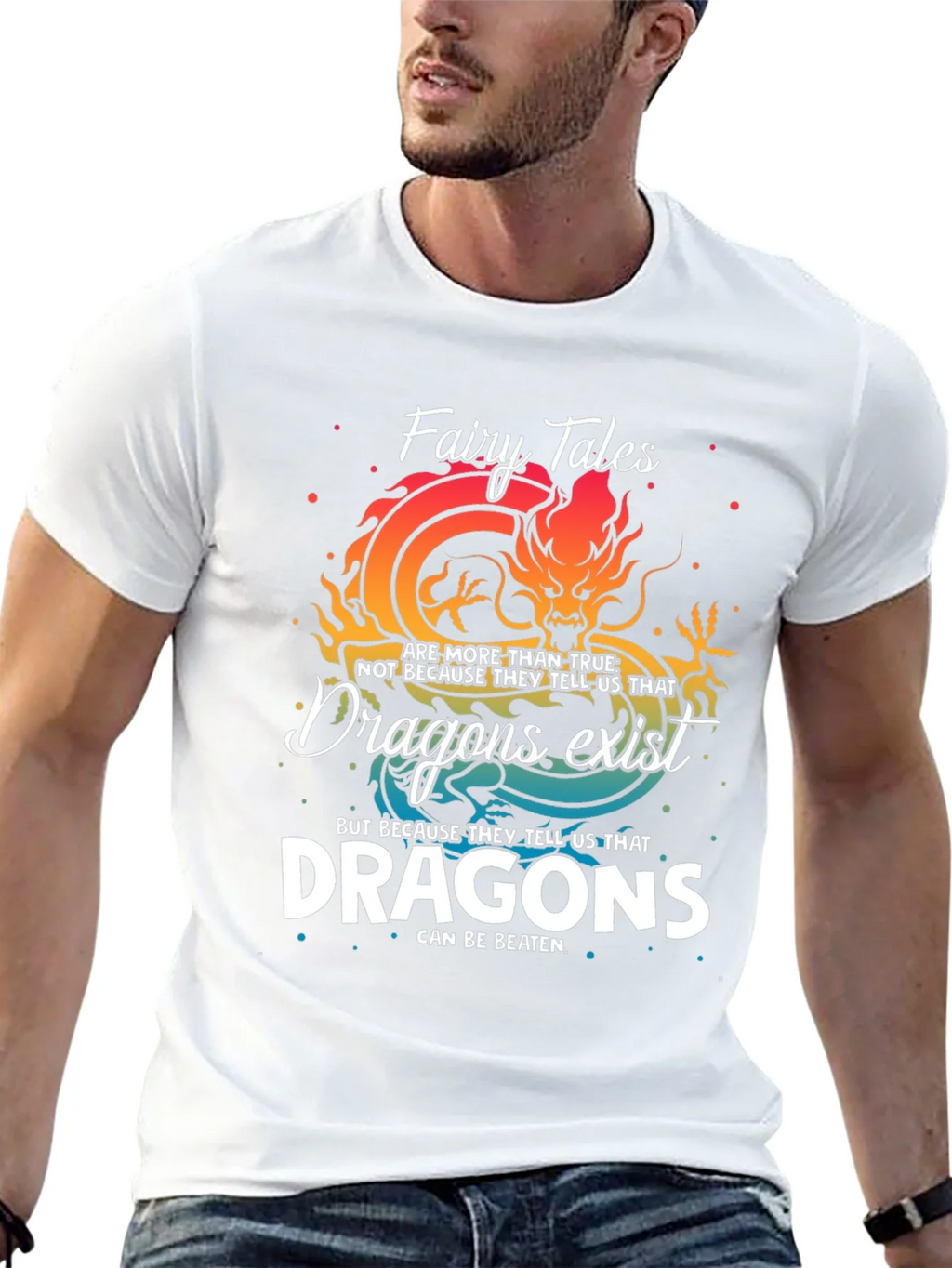 Fairy Tales Dragons Exist T-Shirt product image 3