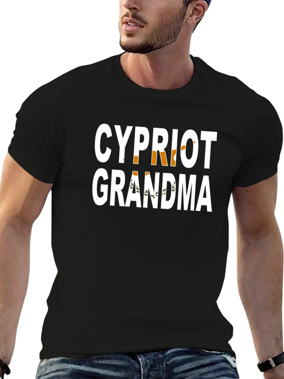 Cypriot Grandma Black T-Shirt product image 2