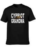 Cypriot Grandma Black T-Shirt product image 1