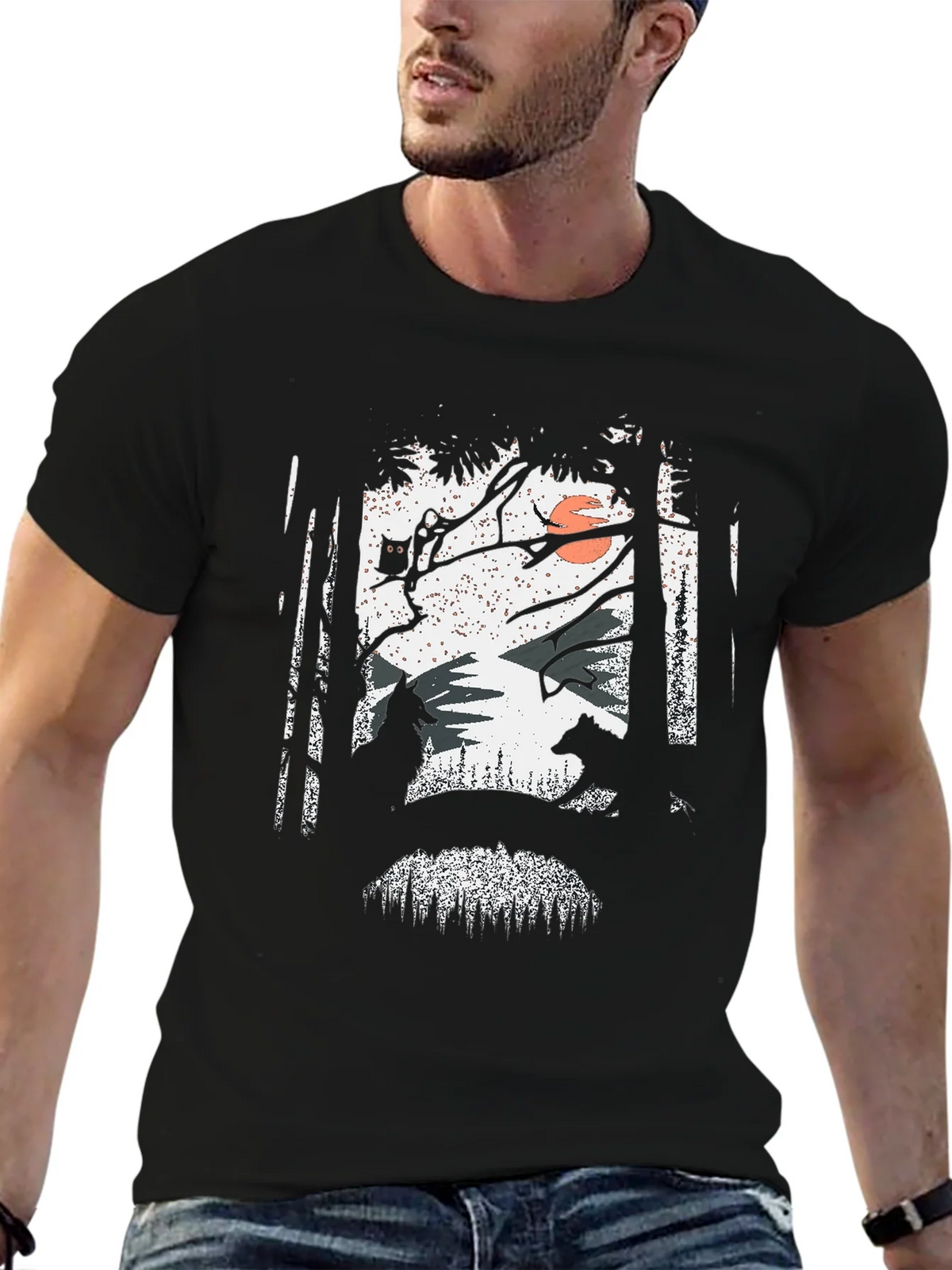 Nature Scene Graphic Print Tee product image 2