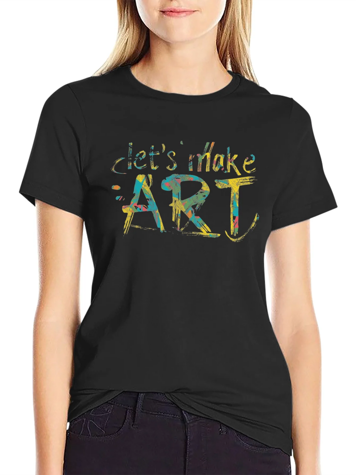 Lets Make Art T-Shirt - Creative Design Tee product image 1