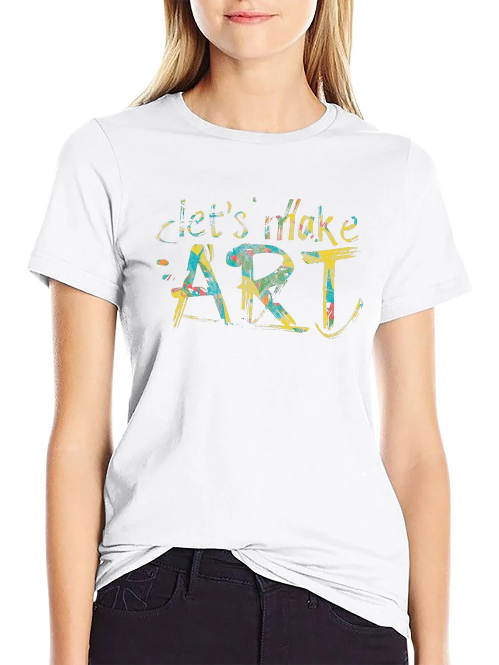 Lets Make Art T-Shirt - Creative Design Tee product image 3