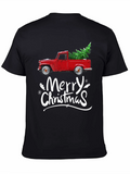 Merry Christmas Red Truck T-Shirt product image 1