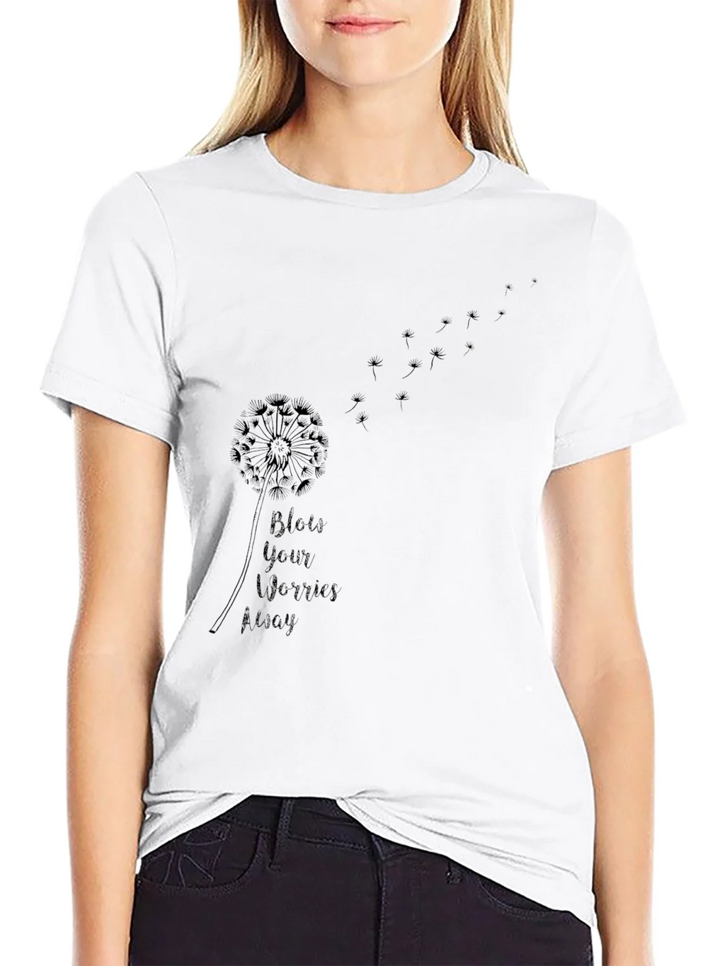 Dandelion Worry-Free Graphic Tee product image 7