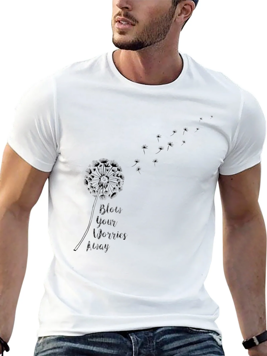 Dandelion Worry-Free Graphic Tee product image 10