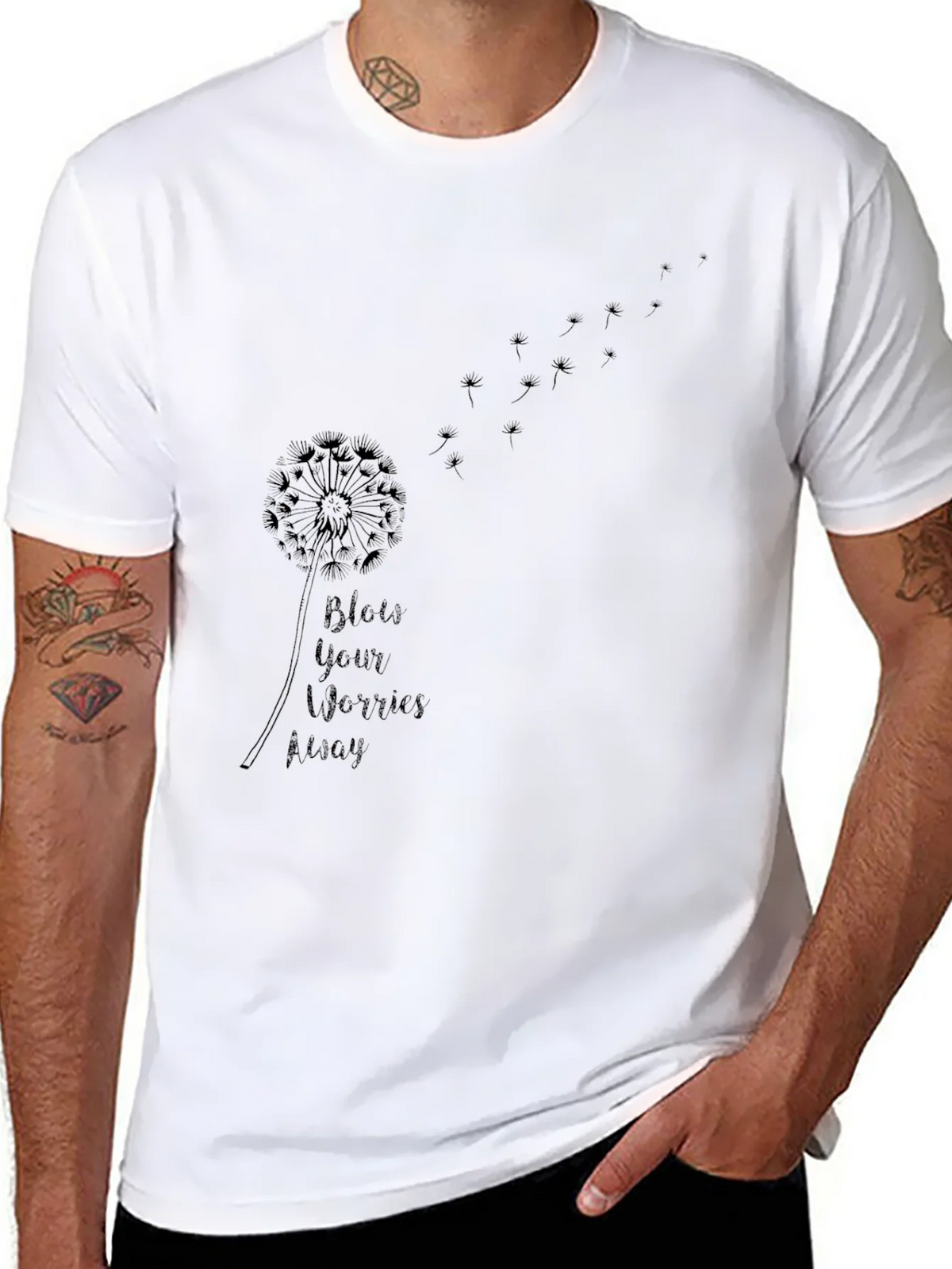 Dandelion Worry-Free Graphic Tee product image 6