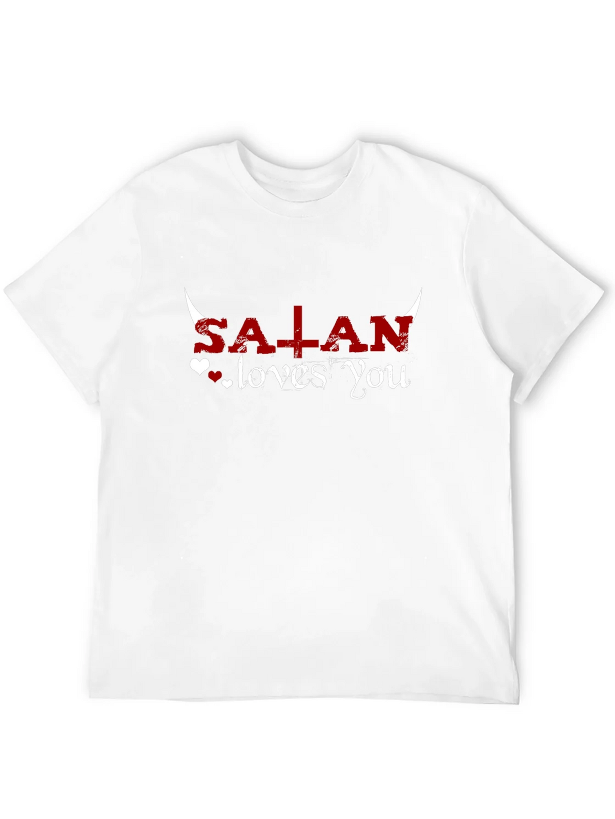 Satan Loves You Graphic T-Shirt product image 1