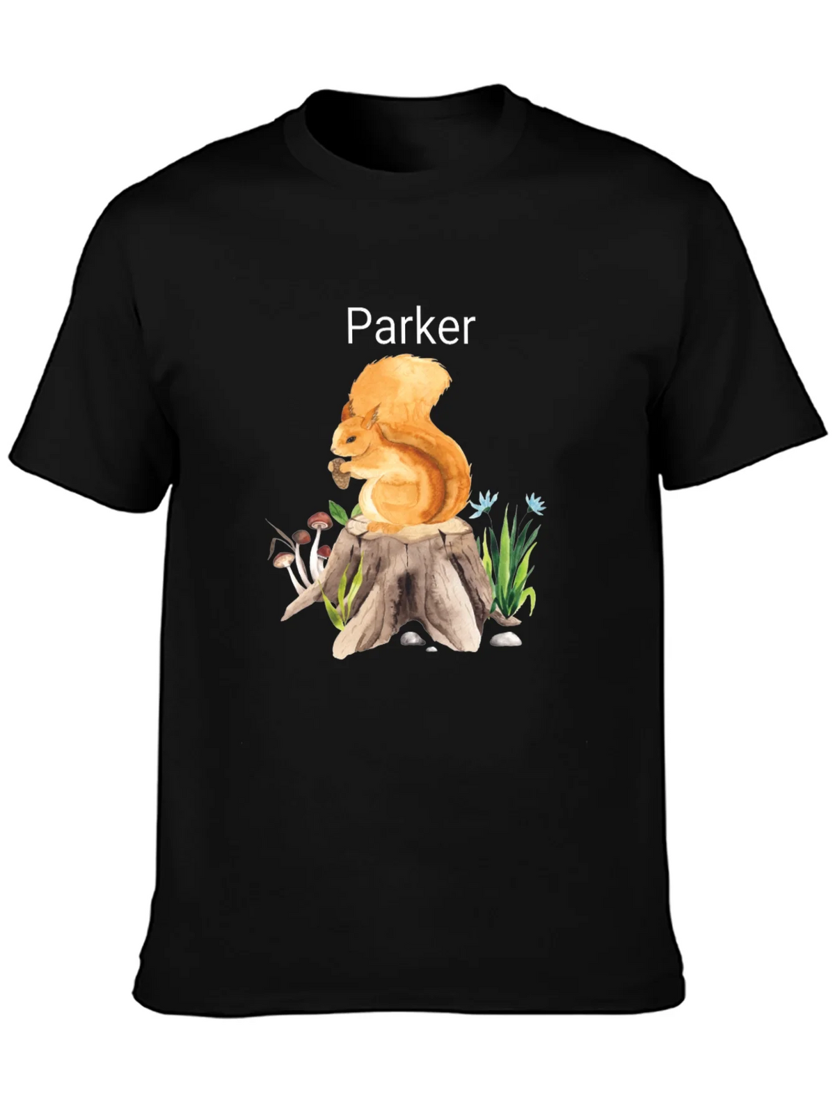 Parker Squirrel on Stump Graphic Tee product image 1