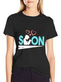 Soon to Be a Mom T-Shirt Cute Pregnancy Tee product image 1