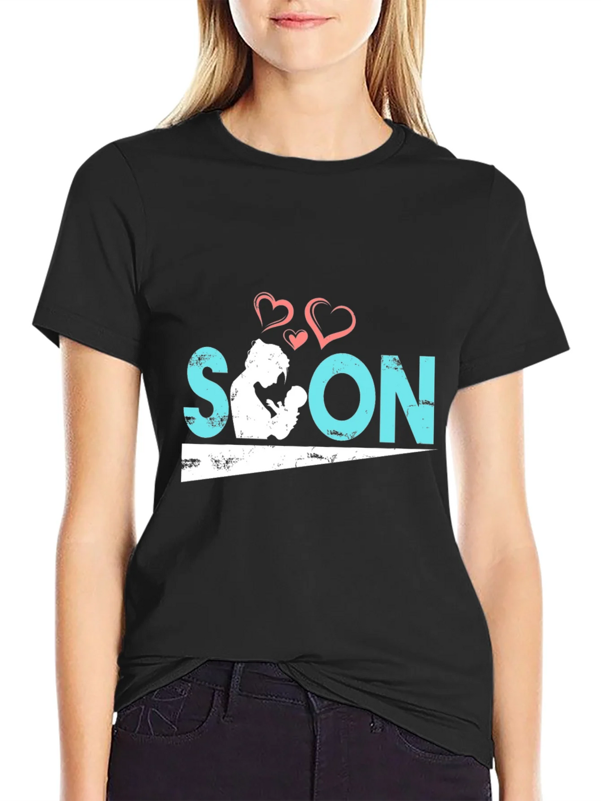 Soon to Be a Mom T-Shirt Cute Pregnancy Tee product image 1