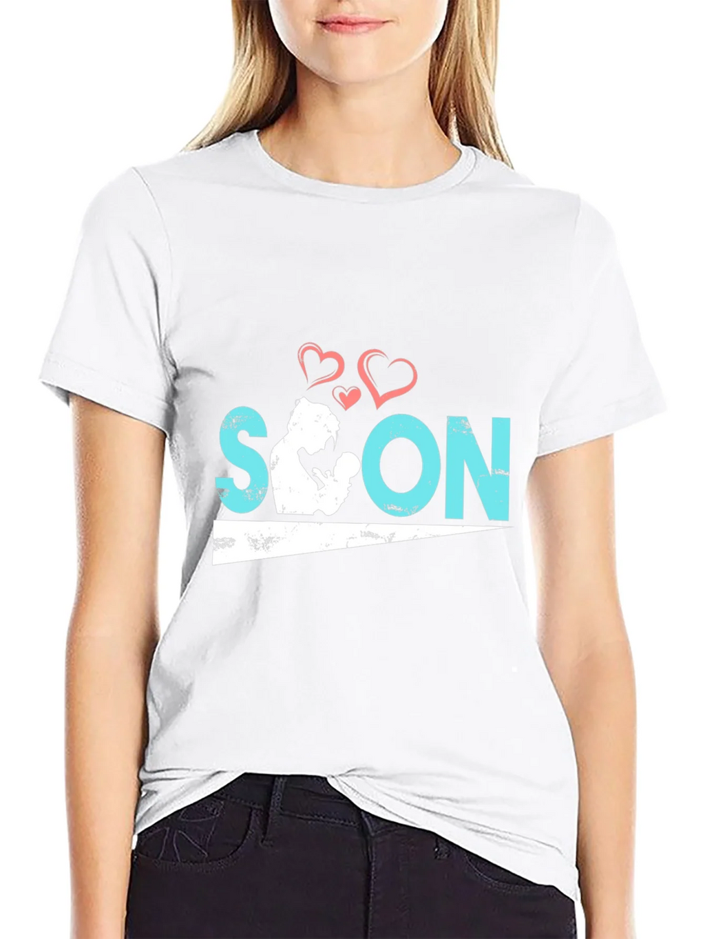 Soon to Be a Mom T-Shirt Cute Pregnancy Tee product image 7