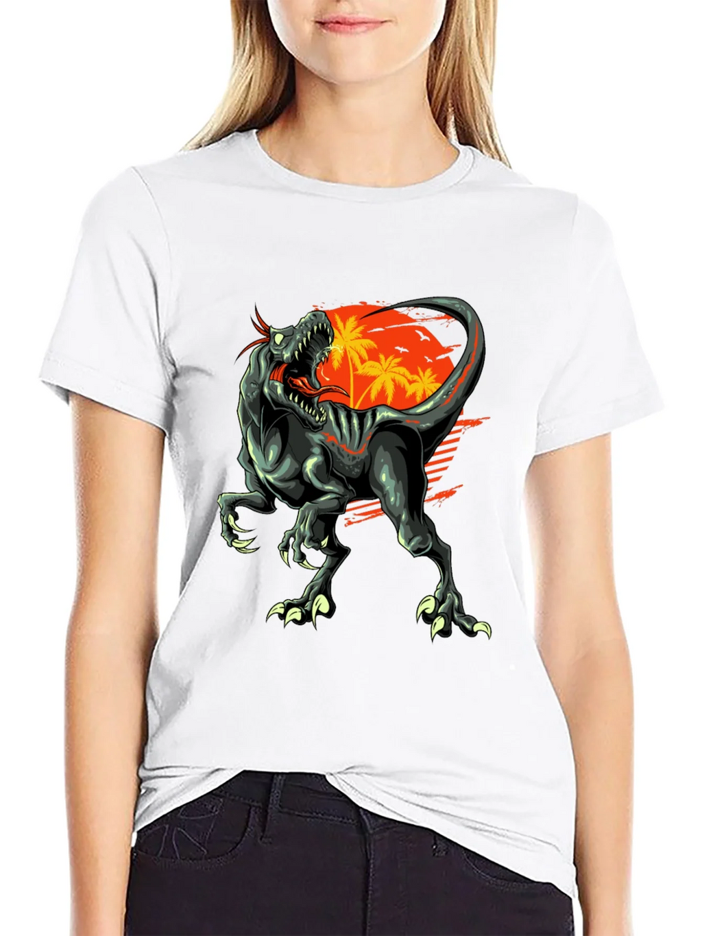 Dino Sunset Graphic Tee product image 6