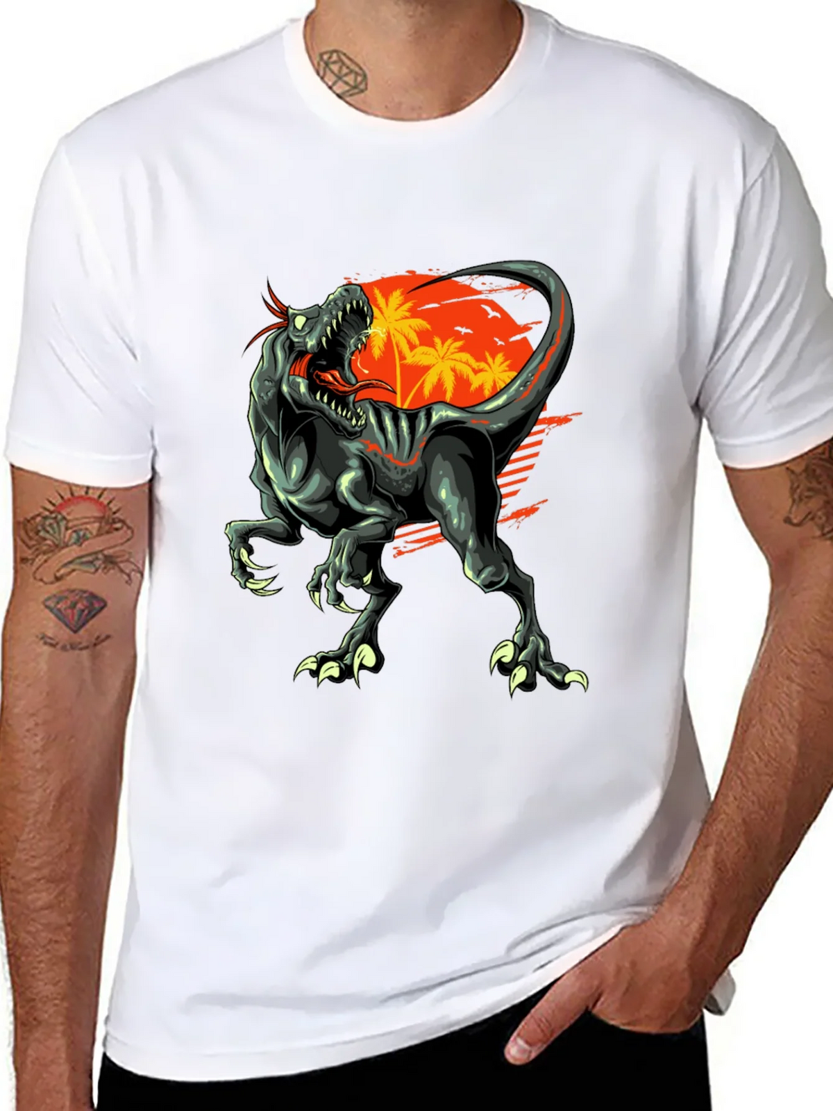Dino Sunset Graphic Tee product image 5