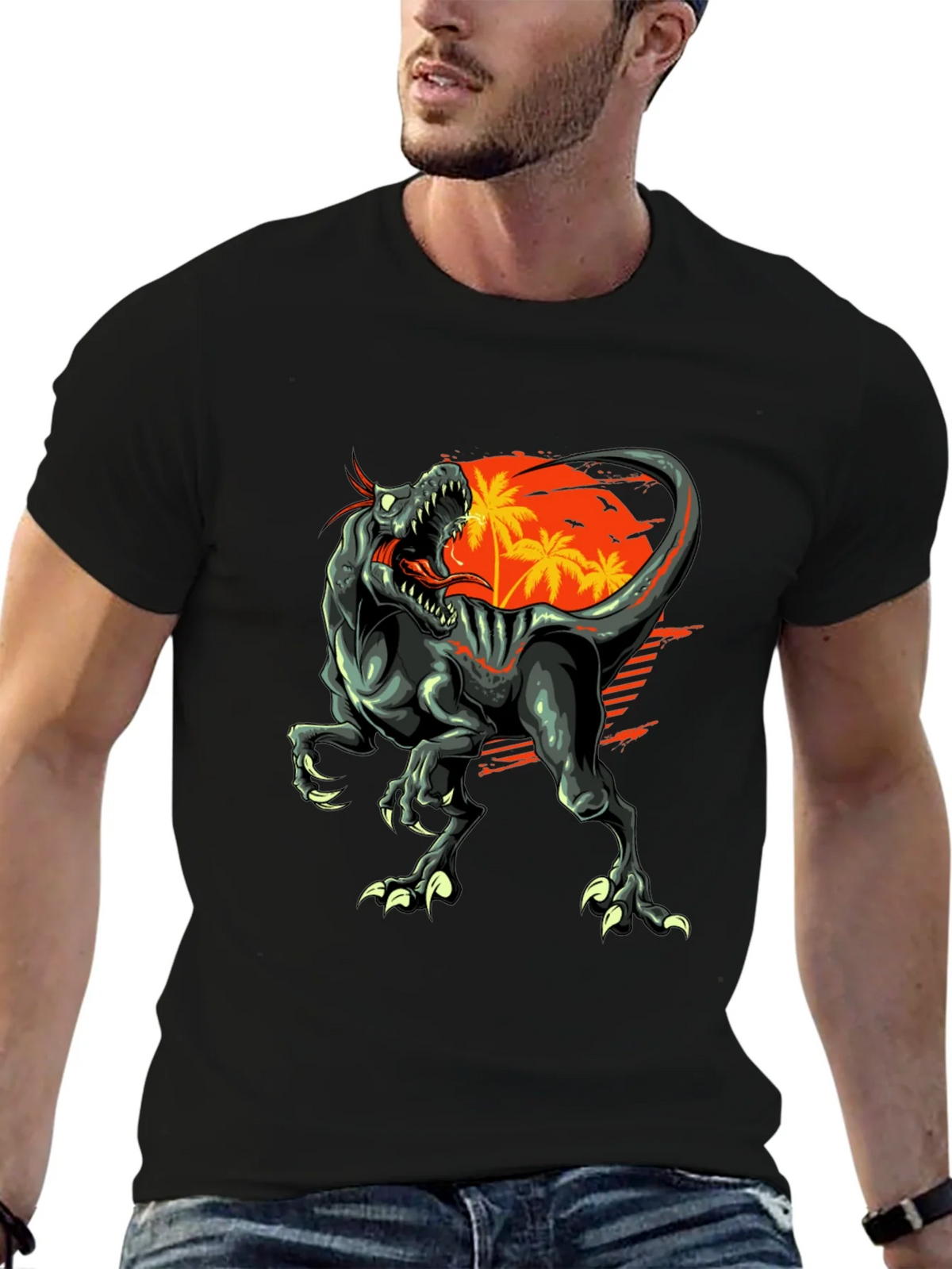 Dino Sunset Graphic Tee product image 4