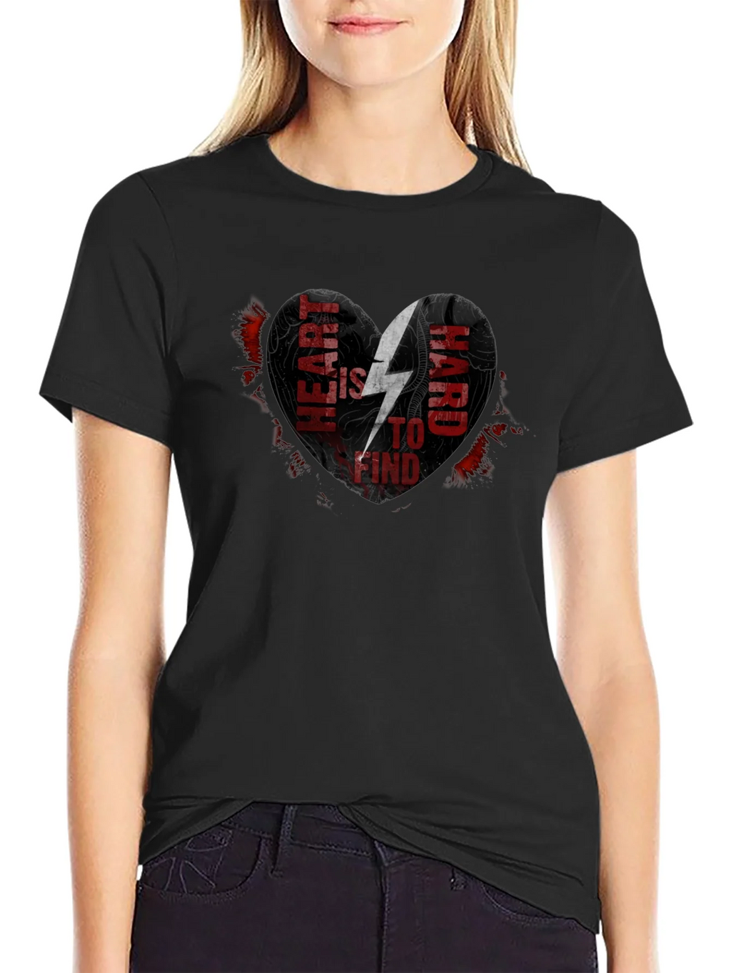 Heart is Hard to Find Graphic T-Shirt product image 1
