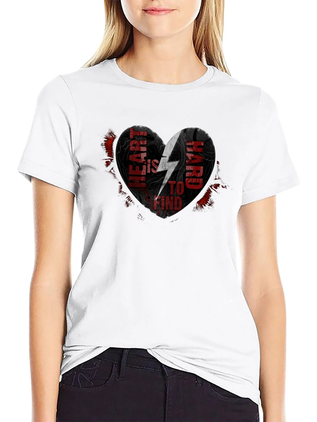 Heart is Hard to Find Graphic T-Shirt product image 4