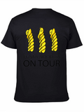 Funny Noodles On Tour Black T-Shirt product image 1