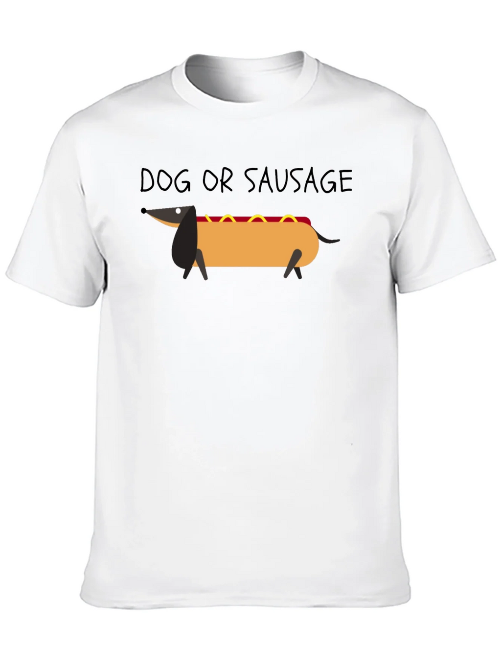 Dog or Sausage Funny Graphic T-Shirt product image 6