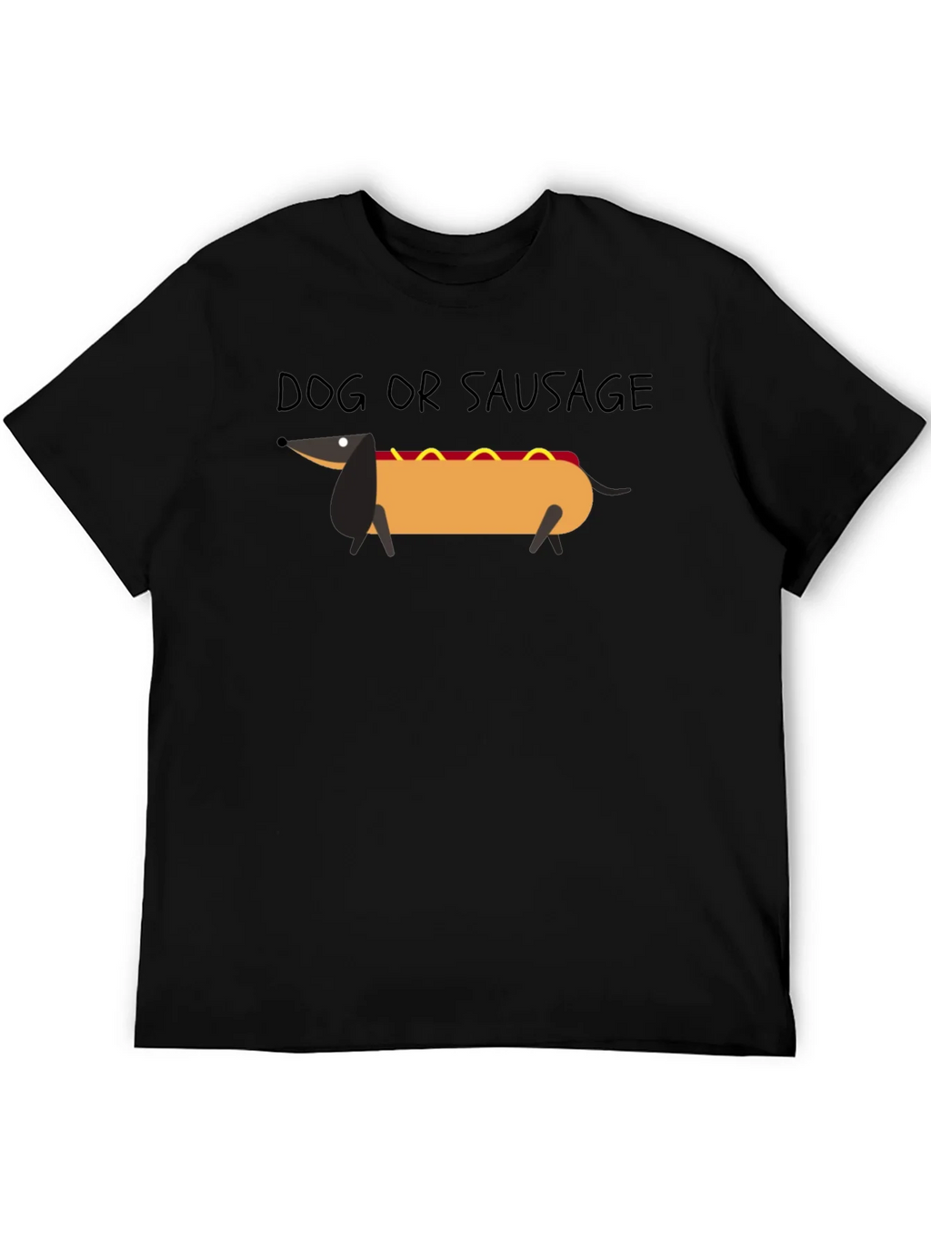 Dog or Sausage Funny Graphic T-Shirt product image 3