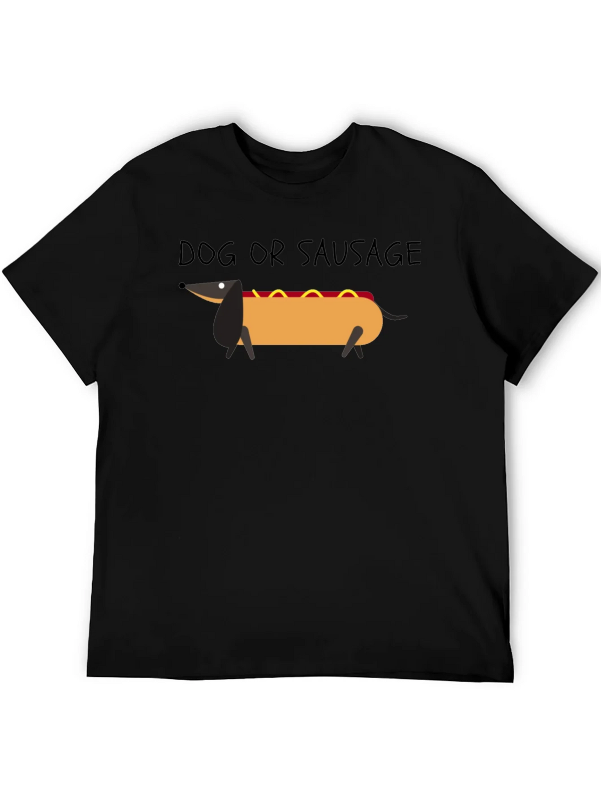 Dog or Sausage Funny Graphic T-Shirt product image 3