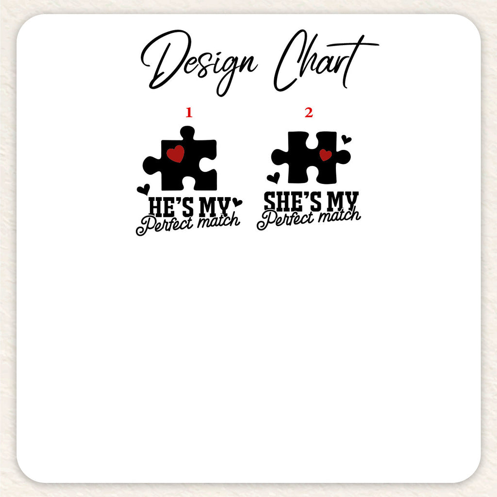 Match Shirt, Perfect T-Shirt, Couple Valentine's Day 2023 product image 1