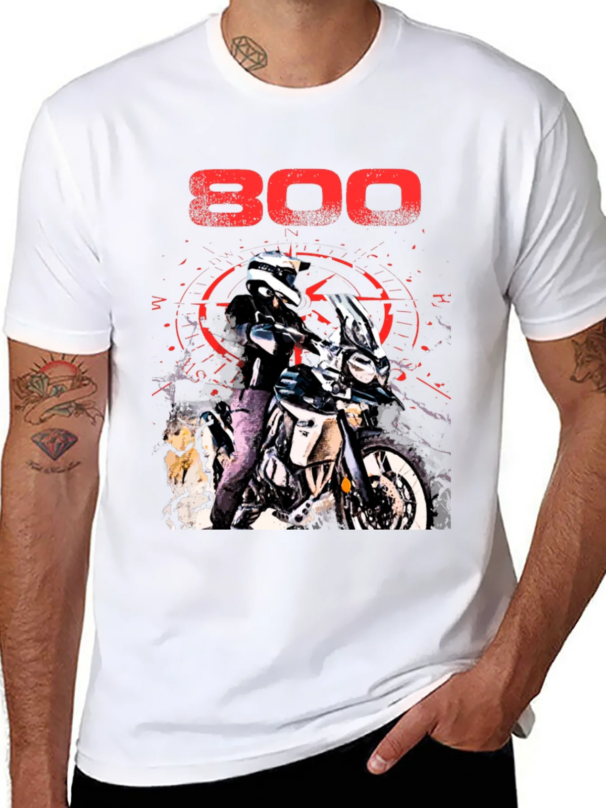 800 Motorcycle Graphic T-Shirt - Adventure Ready product image 7