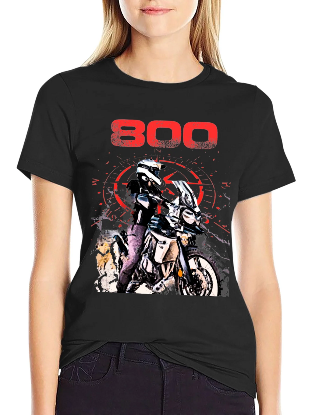 800 Motorcycle Graphic T-Shirt - Adventure Ready product image 2