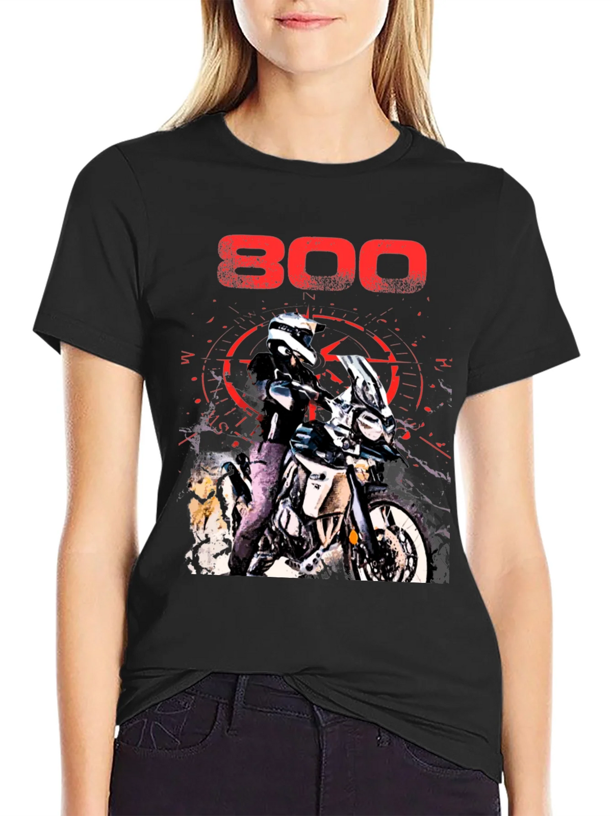 800 Motorcycle Graphic T-Shirt - Adventure Ready product image 2