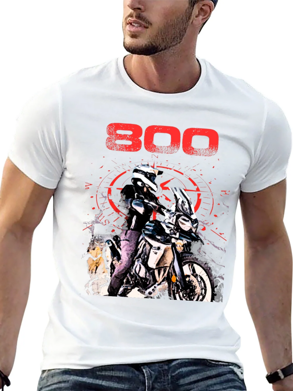 800 Motorcycle Graphic T-Shirt - Adventure Ready product image 12