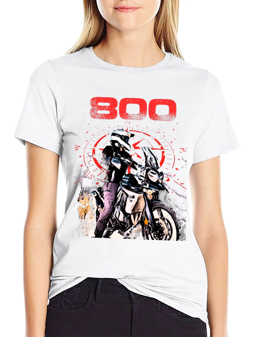 800 Motorcycle Graphic T-Shirt - Adventure Ready product image 8