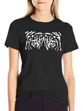 Tiger Stripe Illusion Graphic Tee - Black product image 1