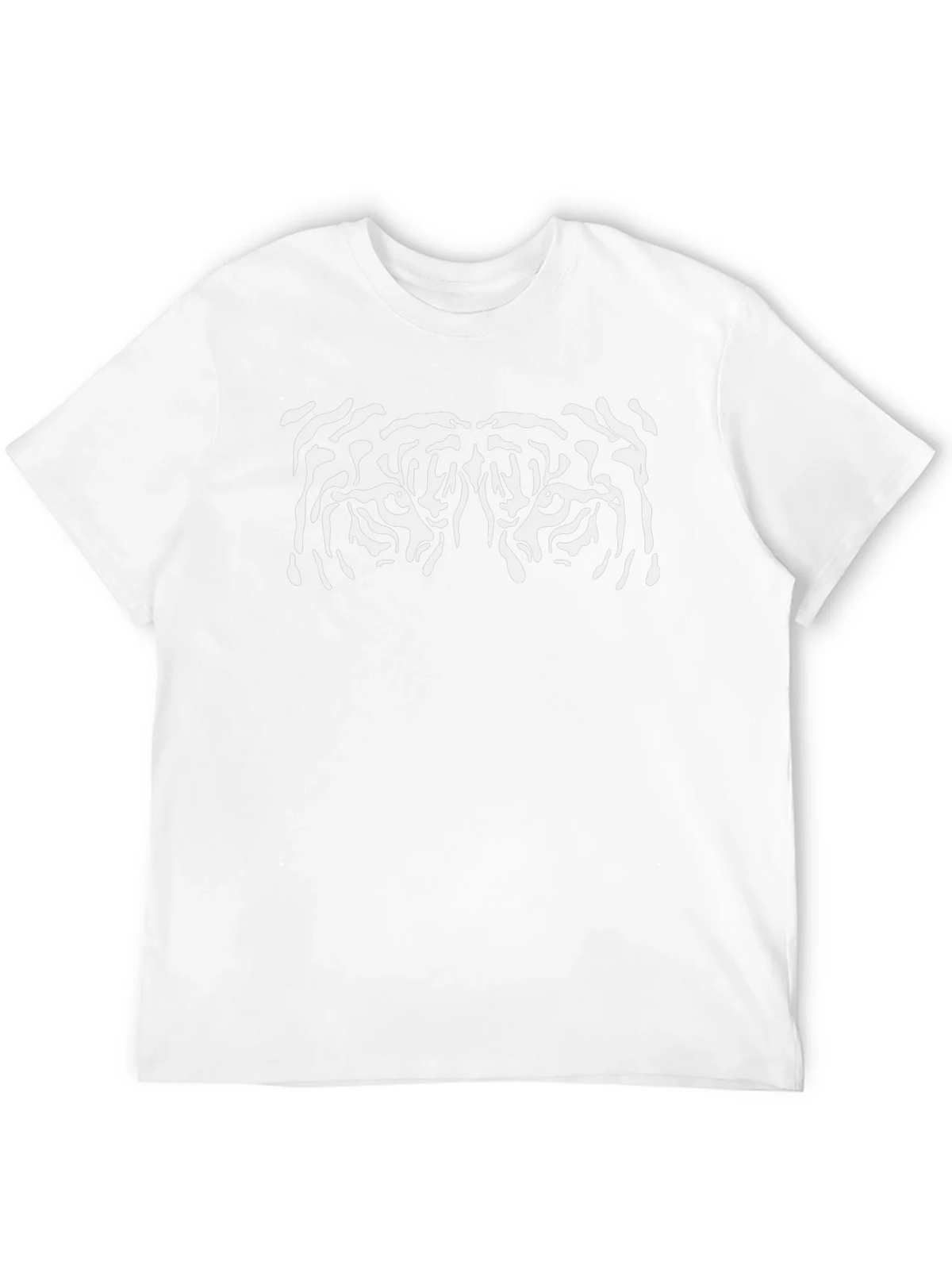 Tiger Stripe Illusion Graphic Tee - Black product image 3