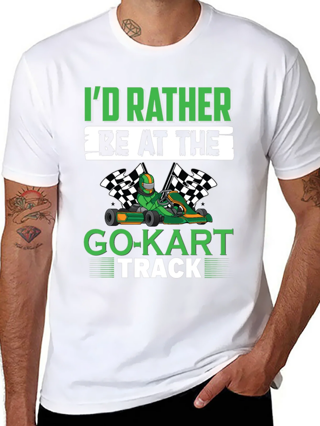 Go-Kart Track T-Shirt Racing Fan Apparel product image 7
