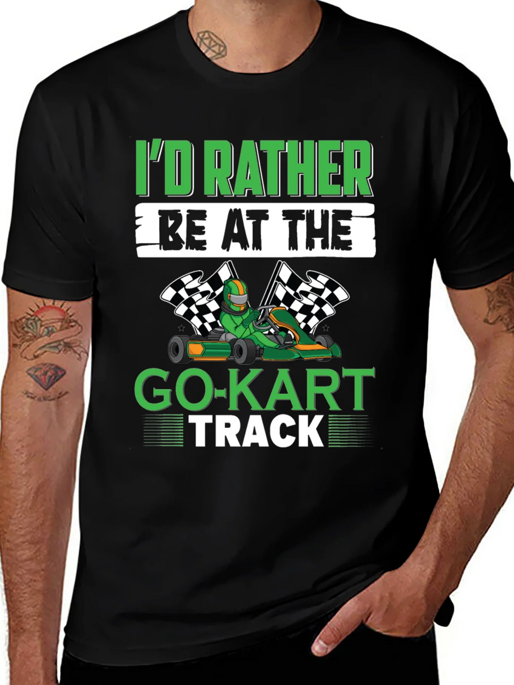 Go-Kart Track T-Shirt Racing Fan Apparel product image 1